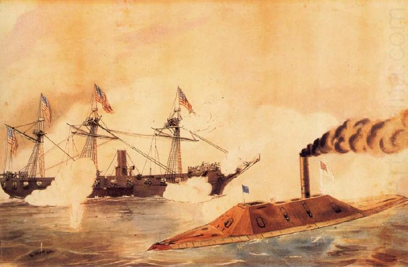 U.S.S.Richmond vs. C.S.S.Tenessee,Mobile Bay, Robert W. Weir